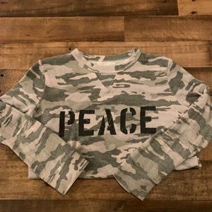 Boy size 8 Camo Chaser Sweatshirt